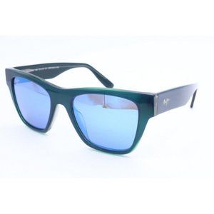 Maui Jim EKOLU MJ 867-06D Green Square Sunglasses Blue Polarized Lens 53…